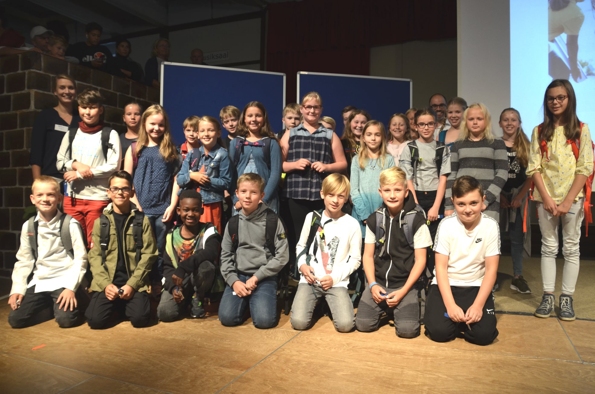Die Klasse 5azur Einschulung 5azur