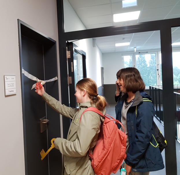 Start Begehung Klassenraum